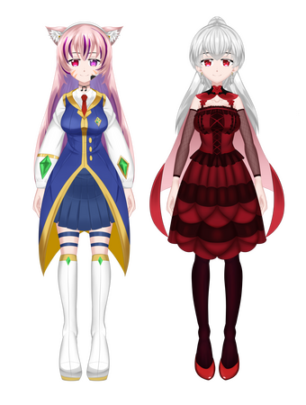 Aria and Eria Mitsuki